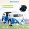 12V Volkswagen Ride-On Bus for Kids with LED Lights and Cup Holder